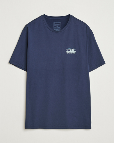 Patagonia 73 Skyline Organic T-Shirt New Navy – Blau