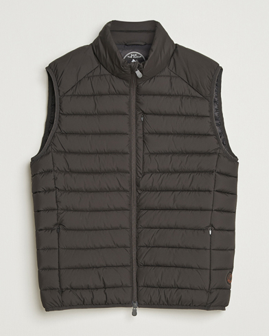 Save The Duck Rhus Matt Lightweight Vest Brown Black – Braun