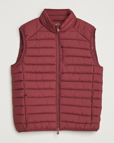 Save The Duck Rhus Matt Lightweight Vest Wine Red – Rot