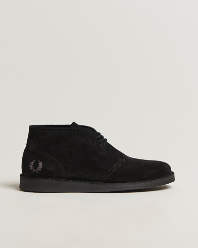 Fred Perry Hawley Suede Chukka Boot Black – Schwarz