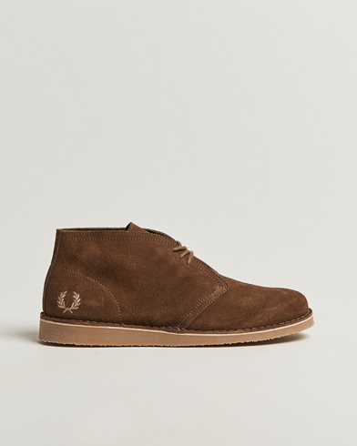 Fred Perry Hawley Suede Chukka Boot Marsh Brown – Braun