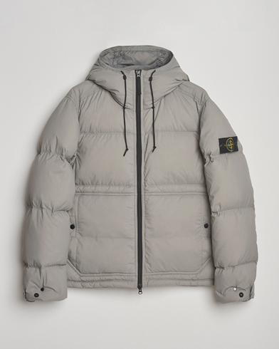 Stone Island Ripstop Cordura Padded Down Parka Cement – Grau