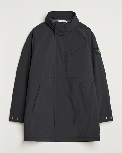 Stone Island Soft Shell Waterproof Coat Black – Schwarz