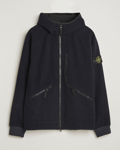 Stone Island Panno Ratinato Wool Jacket Navy – Blau