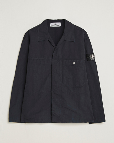 Stone Island Naslan TC Corrosion Treatment Overshirt Black – Schwarz