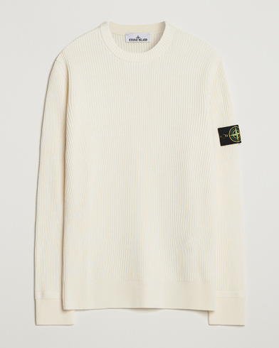 Stone Island Full Rib Crewneck Ivory – Weiß