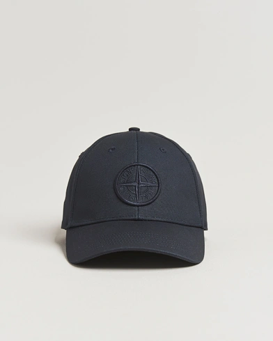 Stone Island Classic Cotton Logo Cap Navy – Blau