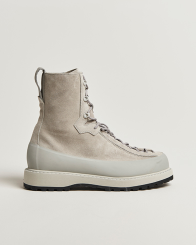 Stone Island Suede Hiking Boots Pearl Grey – Grau