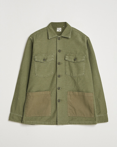 orSlow 4 Pockets US Army Shirt Dark Olive – Grün