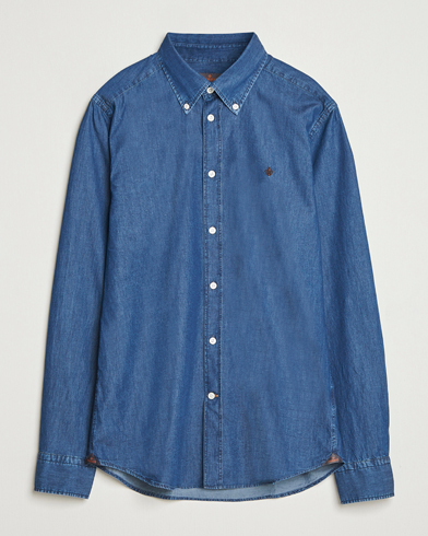 Morris Light Denim Shirt Blue – Blau