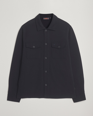 Morris Andrew Jersey Overshirt Navy – Blau
