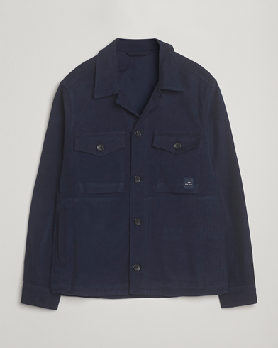PS Paul Smith Cotton Shirt Jacket Blue – Blau