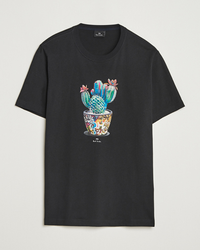 PS Paul Smith Cactus Crew Neck T-Shirt Black – Schwarz