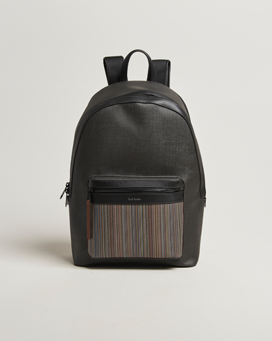 Paul Smith Nylon Stripe Backpack Black Multi – Schwarz