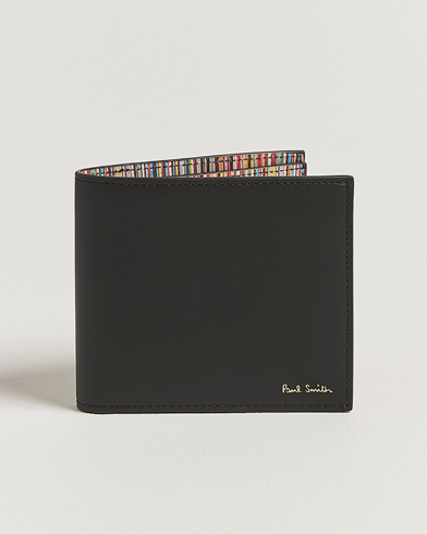 Paul Smith Signature Stripe Billfold Black – Mehrfarbig