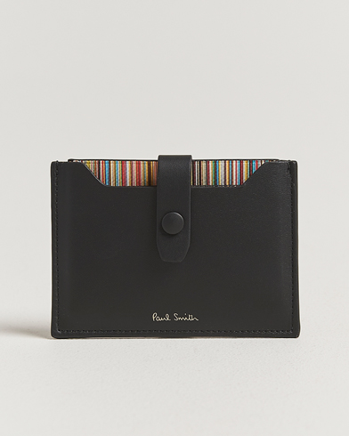 Paul Smith Signature Stripe Card Wallet Multi – Schwarz
