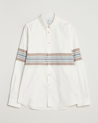 PS Paul Smith Cotton Button Down Shirt White – Weiß