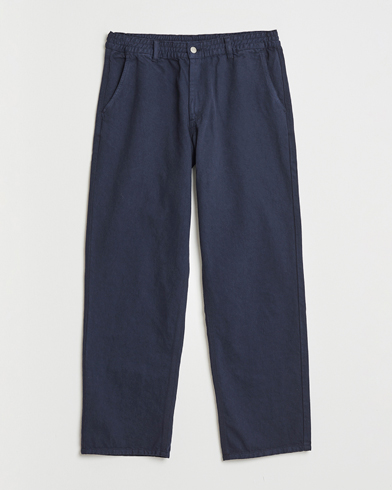 Forét Clay Twill Pants Navy – Blau