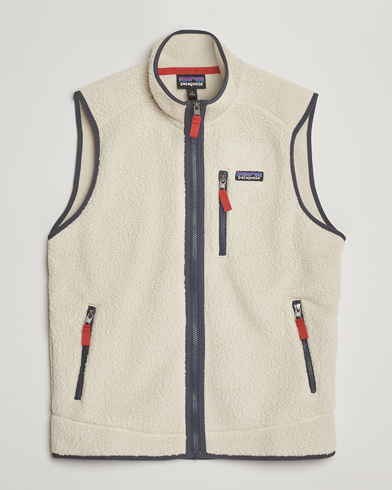 Patagonia Retro Pile Vest Old Pelican Smolder Blue – Weiß
