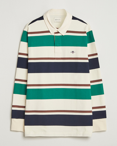 GANT Striped Heavy Rugger Cream Multi – Mehrfarbig