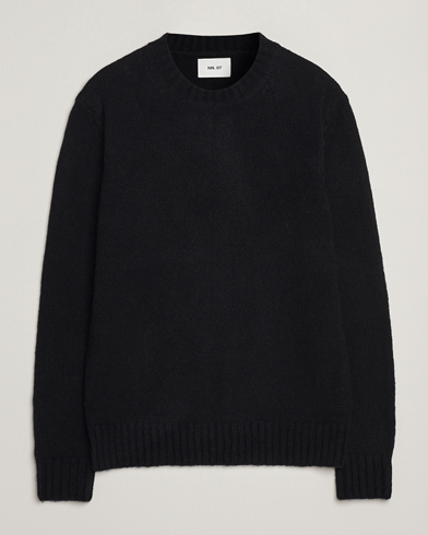 NN07 Lee Wool Knitted Sweater Black – Schwarz