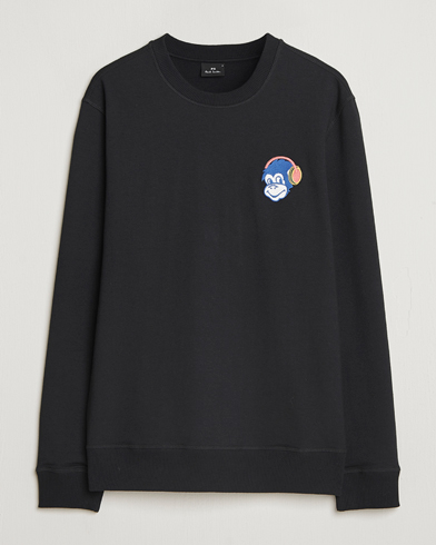 PS Paul Smith Monkey Headphone Printed Sweatshirt Black – Schwarz