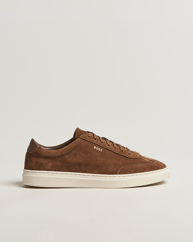 BOSS BLACK Kieran Suede Sneaker Medium Beige – Braun