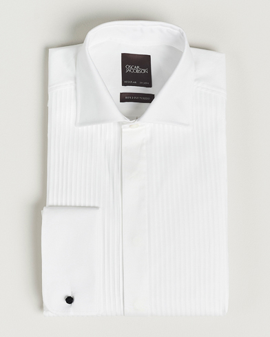 Oscar Jacobson Reg Fit Cut Away Tuxedo Double Cuff White – Weiß