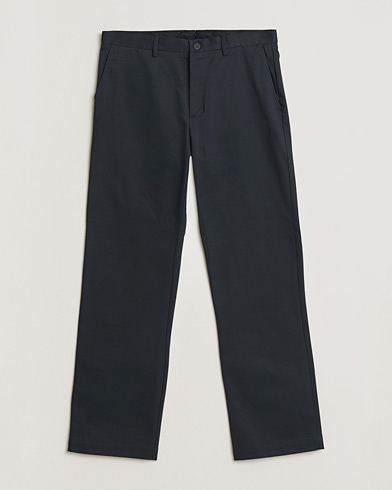 Sunspel Soft Cotton Drill Trousers Navy – Blau