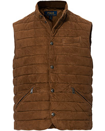  Suede Vest Brown