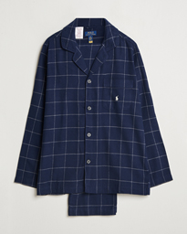  Pyjama Set Navy Windowpane