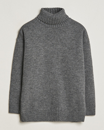  Submariner Chunky Wool Roll Neck Grey