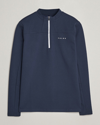 Falke Organic Cotton Mix Half Zip Space Blue