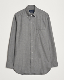  Button Down Flannel Shirt Grey