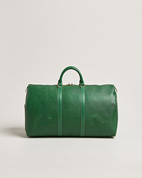  Keepall 50 EPI Leather Bag Green 