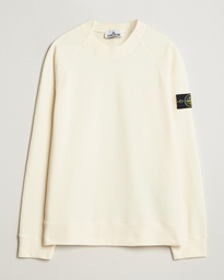  Light Organic Cotton Fleece Sweatshirt Ivory