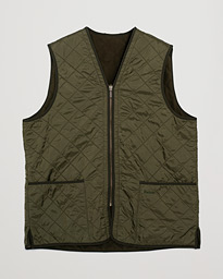 Barbour Lifestyle Quilt Waistcoat/Zip-In Liner Olive