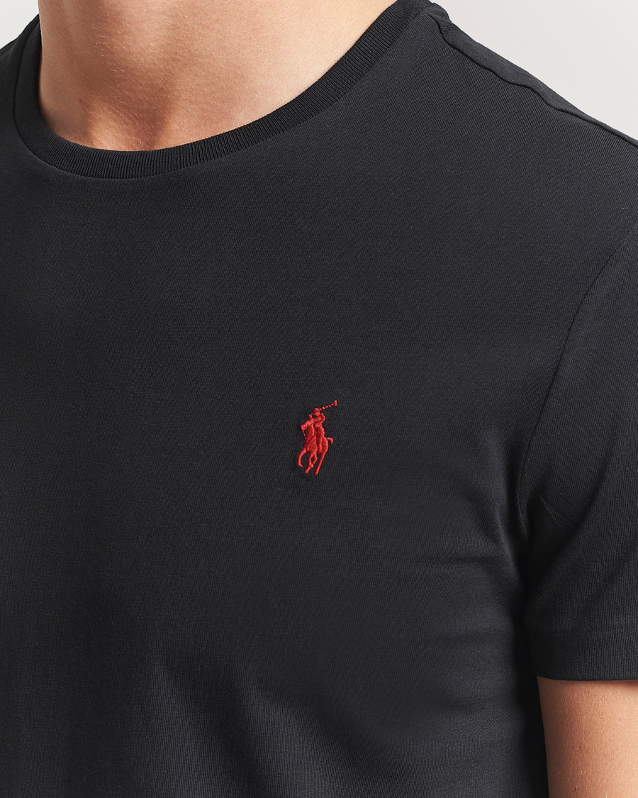 Herren | T-Shirts | Polo Ralph Lauren | Custom Slim Fit Tee RL Black