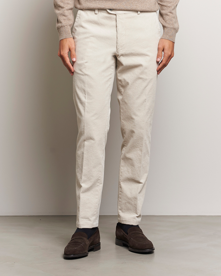 Herren |  | Oscar Jacobson | Denz Corduroy Trousers White