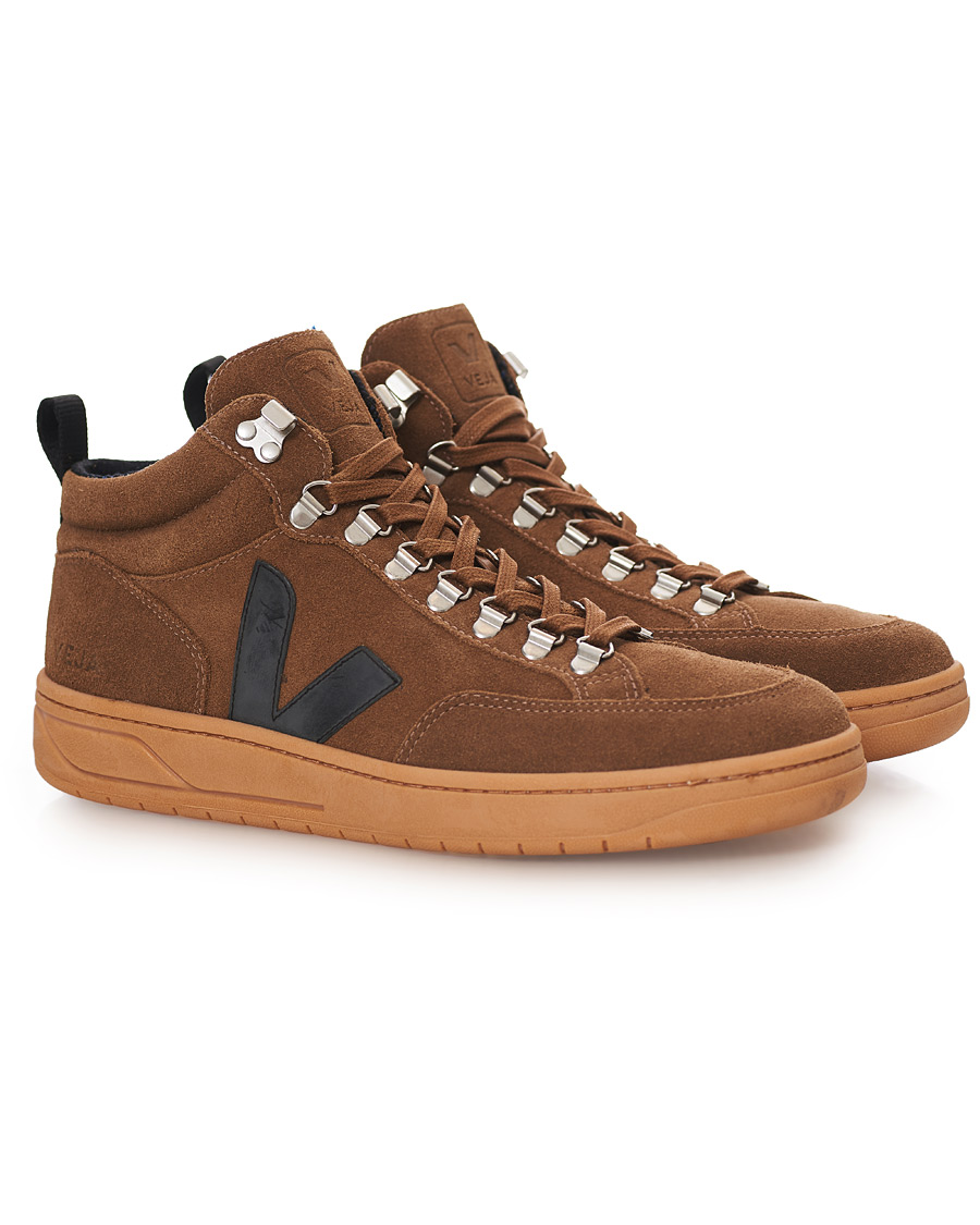 Herren | Veja Roraima High Sneaker Brown Black | Veja | Roraima High Sneaker Brown Black