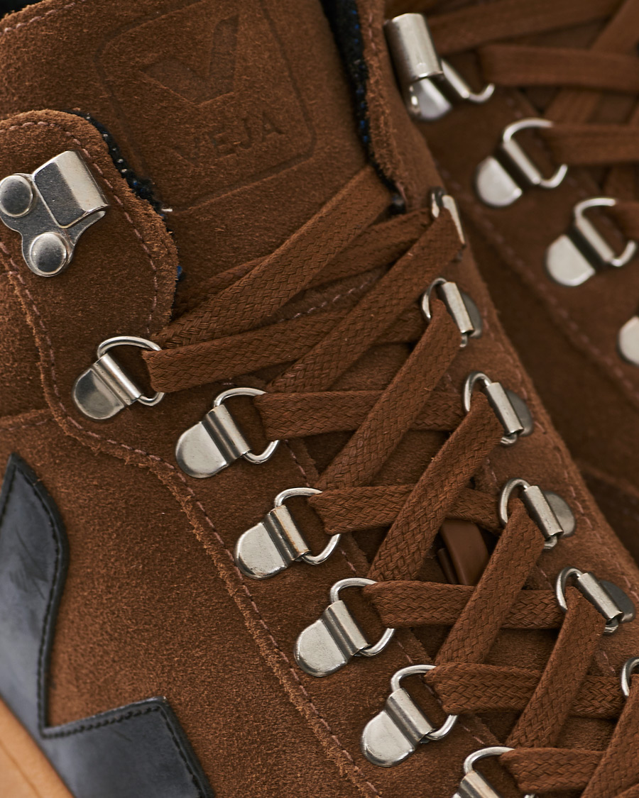 Herren | Veja Roraima High Sneaker Brown Black | Veja | Roraima High Sneaker Brown Black
