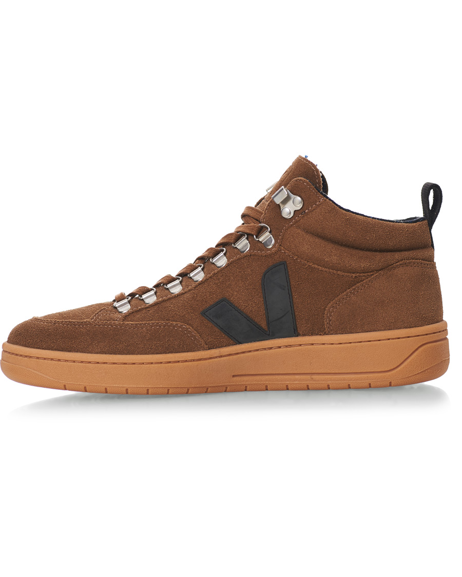 Herren | Veja Roraima High Sneaker Brown Black | Veja | Roraima High Sneaker Brown Black
