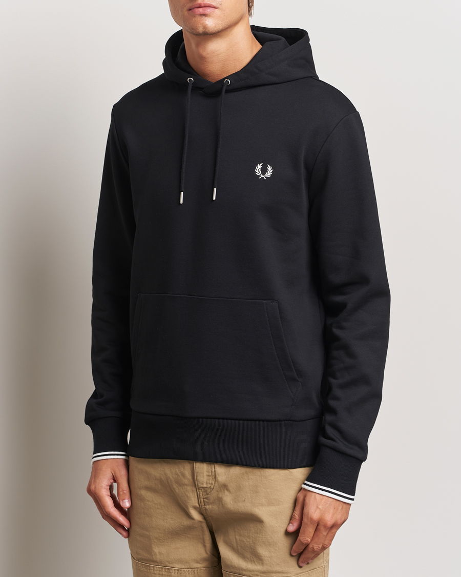 Herren |  | Fred Perry | Tipped Hoodie Black