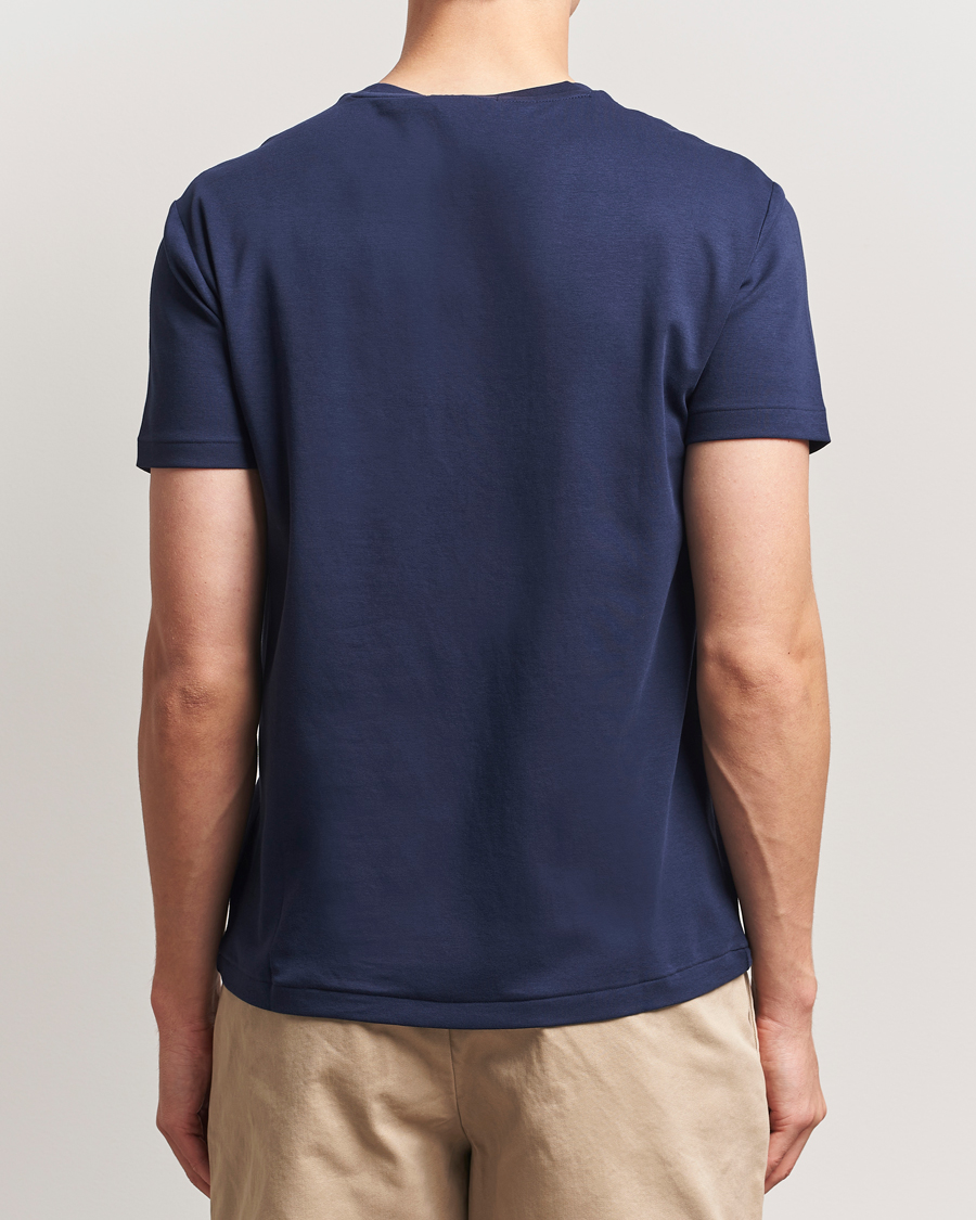 Herren | T-Shirts | Polo Ralph Lauren | Luxury Pima Cotton Crew Neck T-Shirt Refined Navy