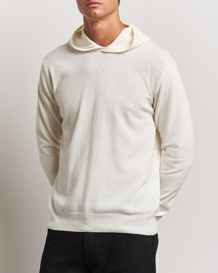 Herren |  | Oscar Jacobson | Pascal Wool/Cashmere Hoodie Creme