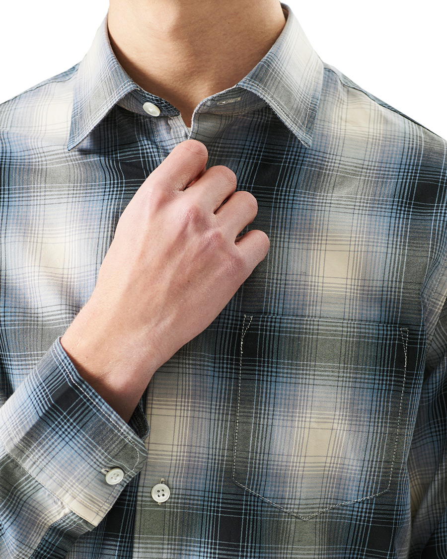Herren | Hemden | NN07 | Errico Checked Shirt Blue/White