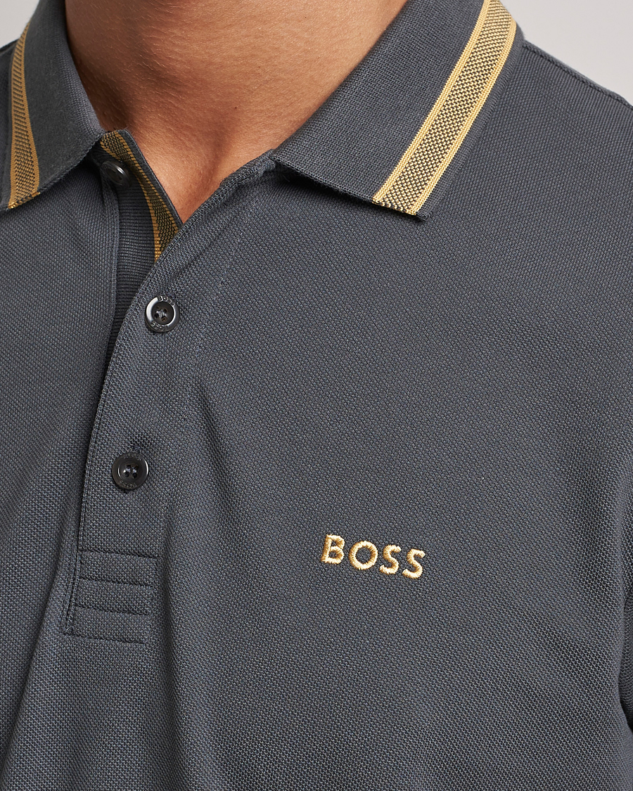 Herren | Poloshirts | BOSS GREEN | Paddy Piké Dark Grey