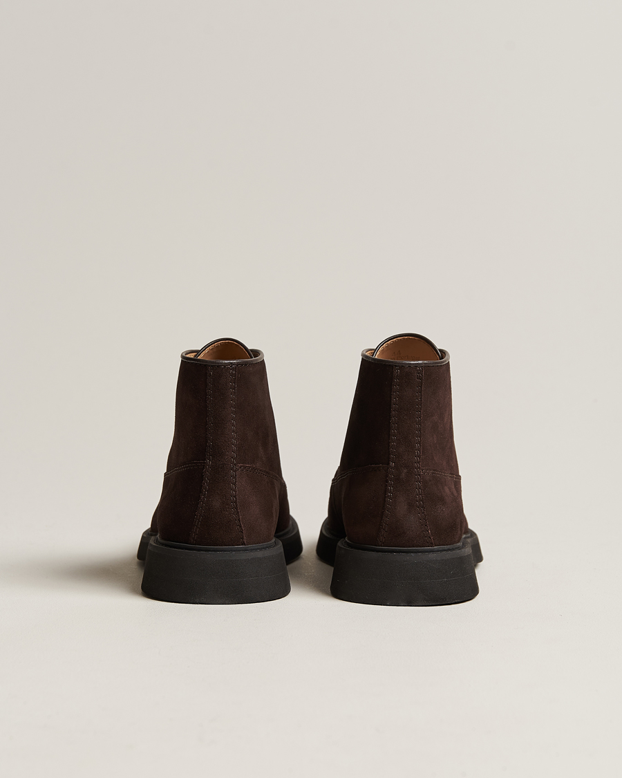Herren | A.P.C. Suede Lace Up Boots Dark Brown | A.P.C. | Suede Lace Up Boots Dark Brown