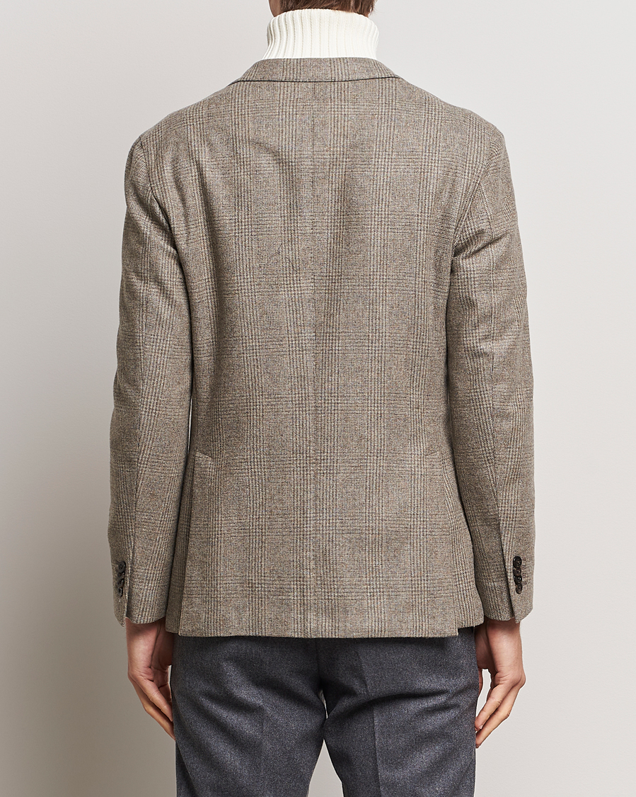 Herren | Sakkos | Boglioli | K Jacket Prince Of Wales Check Blazer Light Beige