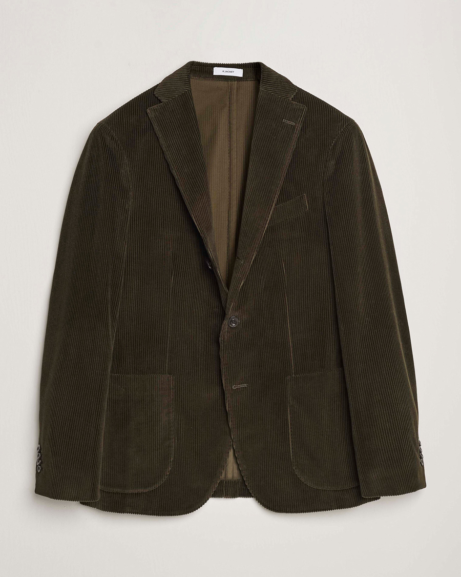 Herren | Sakkos | Boglioli | K Jacket Corduroy Blazer Dark Green
